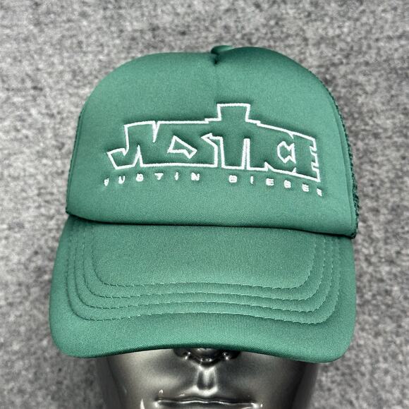 Justin Bieber SnapBack Trucker Hat Cap Licensed Justice Tour Emerald OSFM Singer - Picture 2 of 10